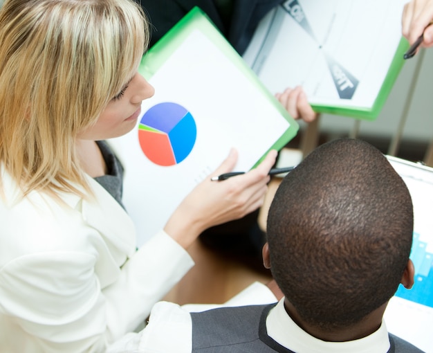 Business team collaborating